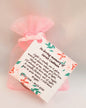 10 x Personalised Funeral Candle Favours | 10 Pack | Vanilla Tealight Keepsake with Poem Card | Flower Designs