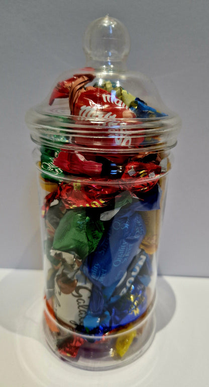 Personalised Year of Birth Sweet Jar Gift | Filled with Sweets or Chocolates | Milestone Birthday Gift | 18th, 21st, 30th, 40th, 50th, 60th