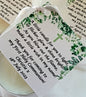 10 x Personalised Christening / Baptism / First Holy Communion candle favours  - keepsake / tealights / Botanical / Floral