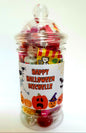 Personalised Halloween Sweet Jar | Filled with Sweets or Chocolates | Trick or Treat Gift