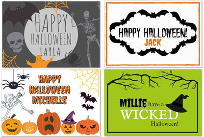 Personalised Halloween Sweet Jar | Filled with Sweets or Chocolates | Trick or Treat Gift