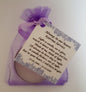 10 x Personalised Funeral Candle Favours | 10 Pack | Vanilla Tealight Keepsake with Poem Card | Flower Designs