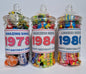 Personalised Year of Birth Sweet Jar Gift | Filled with Sweets or Chocolates | Milestone Birthday Gift | 18th, 21st, 30th, 40th, 50th, 60th